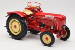 Porsche-Diesel Super Tractor Hofherr Schrantz Roșu Minichamps 1:18 109183071 Metal - imaginea 6 din 8