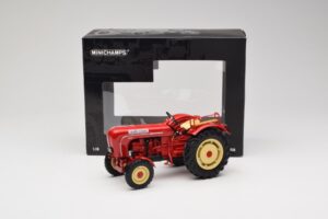Porsche-Diesel Super Tractor Hofherr Schrantz Roșu Minichamps 1:18 109183071 Metal - imaginea 8 din 8