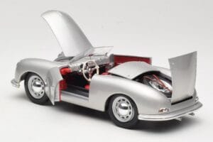 Porsche No. 1 Typ 356 Roadster Argintiu Maisto 1:18 50324 Metal - imaginea 5 din 8