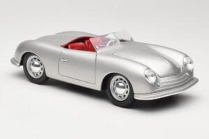 Porsche No. 1 Typ 356 Roadster Argintiu Maisto 1:18 50324 Metal - imaginea 6 din 8