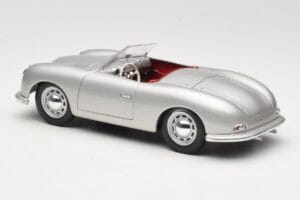 Porsche No. 1 Typ 356 Roadster Argintiu Maisto 1:18 50324 Metal - imaginea 7 din 8