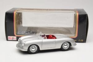 Porsche No. 1 Typ 356 Roadster Argintiu Maisto 1:18 50324 Metal - imaginea 8 din 8
