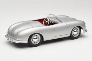 Porsche No. 1 356 Roadster Fish Argintiu Maisto 1:18 31853 Metal - imaginea 3 din 8