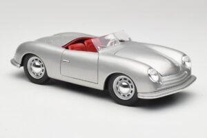 Porsche No. 1 356 Roadster Fish Argintiu Maisto 1:18 31853 Metal - imaginea 6 din 8