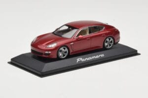 Porsche Panamera 970 Red Metallic Minichamps 1:43 WAP0200119 Metal - imaginea 2 din 4