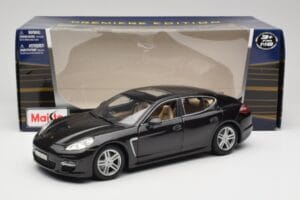 Porsche Panamera Turbo 970 Negru Maisto 1:18 36197 Metal - imaginea 8 din 8