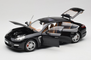 Porsche Panamera 970 Turbo Basalt Black Norev 1:18 WAP02100319 Metal - imaginea 2 din 8