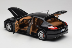 Porsche Panamera 970 Turbo Basalt Black Norev 1:18 WAP02100319 Metal - imaginea 5 din 8