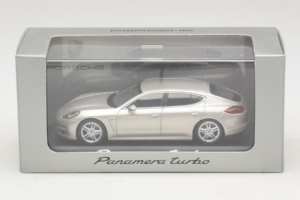 Porsche Panamera 970 Turbo Argintiu Minichamps 1:43 WAP02000519 Metal - imaginea 5 din 5