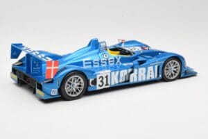 Porsche RS Spyder LMP2 #31 Team Essex C. Elgaard / J. Nielsen / K. Poulsen 24 Hours of Le Mans 2008 Norev 1:18 187519 Metal - imaginea 2 din 6