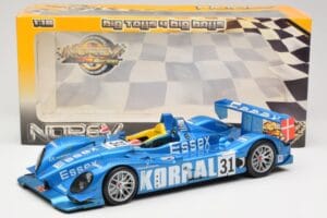 Porsche RS Spyder LMP2 #31 Team Essex C. Elgaard / J. Nielsen / K. Poulsen 24 Hours of Le Mans 2008 Norev 1:18 187519 Metal - imaginea 6 din 6