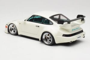 Porsche RWB 911 964 Flat Nose Grand Prix White GT Spirit 1:18 GT506 Rășină - imaginea 5 din 6