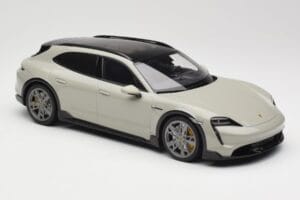 Porsche Taycan Cross Turismo Turbo S Chalk Grey Minichamps 1:18 155069302 Metal - imaginea 4 din 6