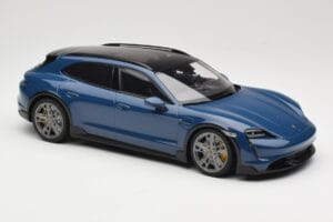 Porsche Taycan J1 Turbo S Cross Turismo Albastru Minichamps 1:18 155069301 Metal - imaginea 4 din 6