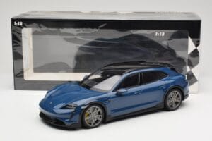 Porsche Taycan J1 Turbo S Cross Turismo Albastru Minichamps 1:18 155069301 Metal - imaginea 6 din 6