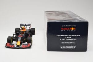 Red Bull Racing RB16 #23 A. Albon 4th Place Styrian GP 2020 Minichamps 1:18 110200223 Metal - imaginea 6 din 6