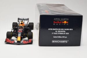 Red Bull Racing RB16 #33 M. Verstappen 3rd Place Styrian GP 2020 Minichamps 1:18 110200233 Metal - imaginea 6 din 6