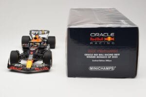 Red Bull Racing RB19 #1 M. Verstappen Winner Monaco GP 2023 Minichamps 1:18 110230701 Metal - imaginea 6 din 6