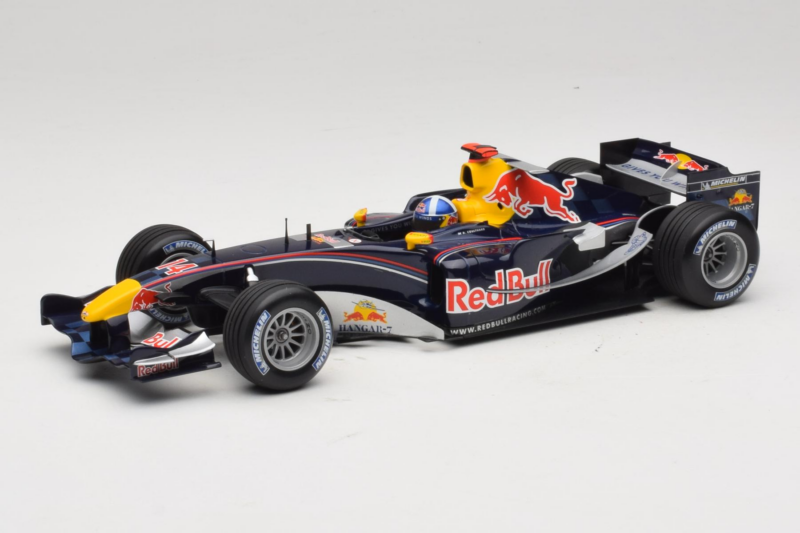 Red Bull RB1 Cosworth #14 D. Coulthard Red Bull Racing Showcar 2005 Minichamps 1:18 100050084 Metal