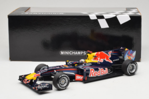 Red Bull RB6 Renault #5 S. Vettel Red Bull Racing Brazilian Grand Prix Winner 2010 Minichamps 1:18 110100205 Metal - imaginea 6 din 7