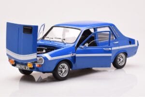 Renault 12 Gordini Fără Bare de Protecție Bleu de France Norev 1:18 185248 Metal - imaginea 2 din 8