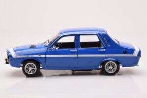 Renault 12 Gordini Fără Bare de Protecție Bleu de France Norev 1:18 185248 Metal - imaginea 4 din 8