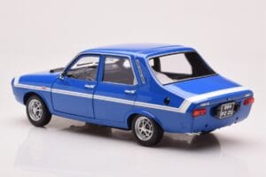 Renault 12 Gordini Fără Bare de Protecție Bleu de France Norev 1:18 185248 Metal - imaginea 7 din 8