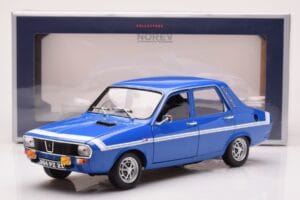 Renault 12 Gordini Fără Bare de Protecție Bleu de France Norev 1:18 185248 Metal - imaginea 8 din 8