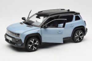 Renault 4 E-Tech Electric Cloud Blue Norev 1:18 185521 Metal - imaginea 2 din 8