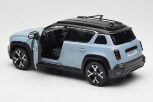 Renault 4 E-Tech Electric Cloud Blue Norev 1:18 185521 Metal - imaginea 5 din 8