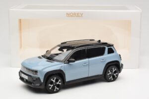 Renault 4 E-Tech Electric Cloud Blue Norev 1:18 185521 Metal - imaginea 8 din 8
