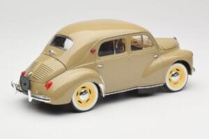 Renault 4CV Berline Gris Ardoise Solido 1:18 8059 Metal - imaginea 3 din 8