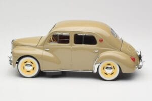 Renault 4CV Berline Gris Ardoise Solido 1:18 8059 Metal - imaginea 4 din 8