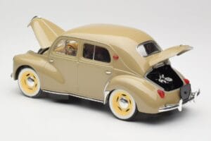 Renault 4CV Berline Gris Ardoise Solido 1:18 8059 Metal - imaginea 5 din 8