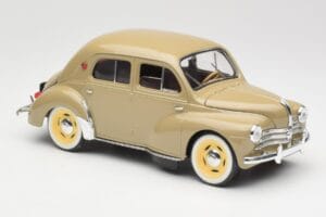 Renault 4CV Berline Gris Ardoise Solido 1:18 8059 Metal - imaginea 6 din 8