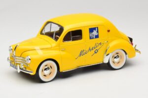 Renault 4CV Michelin Yellow Solido 1:18 82002 Metal