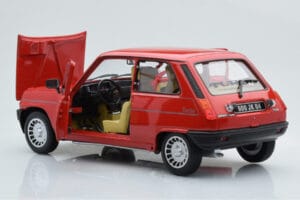 Renault 5 Alpine Turbo Roșu Norev 1:18 185243 Metal - imaginea 3 din 8