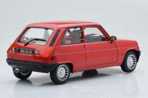 Renault 5 Alpine Turbo Roșu Norev 1:18 185243 Metal - imaginea 4 din 8