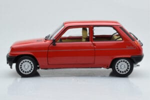 Renault 5 Alpine Turbo Roșu Norev 1:18 185243 Metal - imaginea 5 din 8