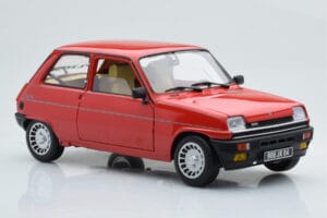 Renault 5 Alpine Turbo Roșu Norev 1:18 185243 Metal - imaginea 6 din 8