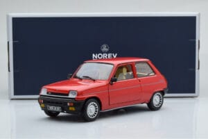 Renault 5 Alpine Turbo Roșu Norev 1:18 185243 Metal - imaginea 8 din 8
