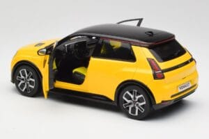 Renault 5 E-Tech Pop Galben & Negru Norev 1:18 185500 Metal - imaginea 5 din 8