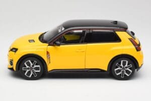 Renault 5 E-Tech Pop Galben & Negru Norev 1:18 185500 Metal - imaginea 6 din 8