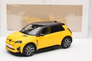 Renault 5 E-Tech Pop Galben & Negru Norev 1:18 185500 Metal - imaginea 8 din 8