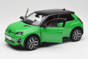 Renault 5 E-Tech Electric Pop Verde & Negru Norev 1:18 185502 Metal - imaginea 2 din 8