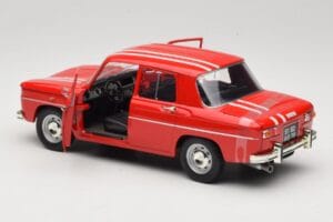 Renault 8 Gordini Roșu Solido 1:18 9018-M1 Metal - imaginea 5 din 8