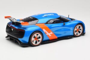Alpine A110-50 Albastru & Portocaliu Norev 1:18 185147 Metal - imaginea 2 din 6