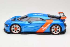 Alpine A110-50 Albastru & Portocaliu Norev 1:18 185147 Metal - imaginea 3 din 6