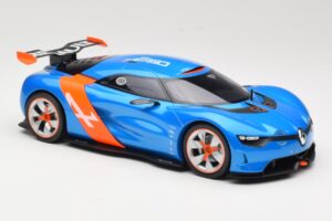 Alpine A110-50 Albastru & Portocaliu Norev 1:18 185147 Metal - imaginea 4 din 6