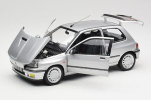 Renault Clio 16S Mk1 Iceberg Gri Norev 1:18 185256 Metal - imaginea 2 din 8